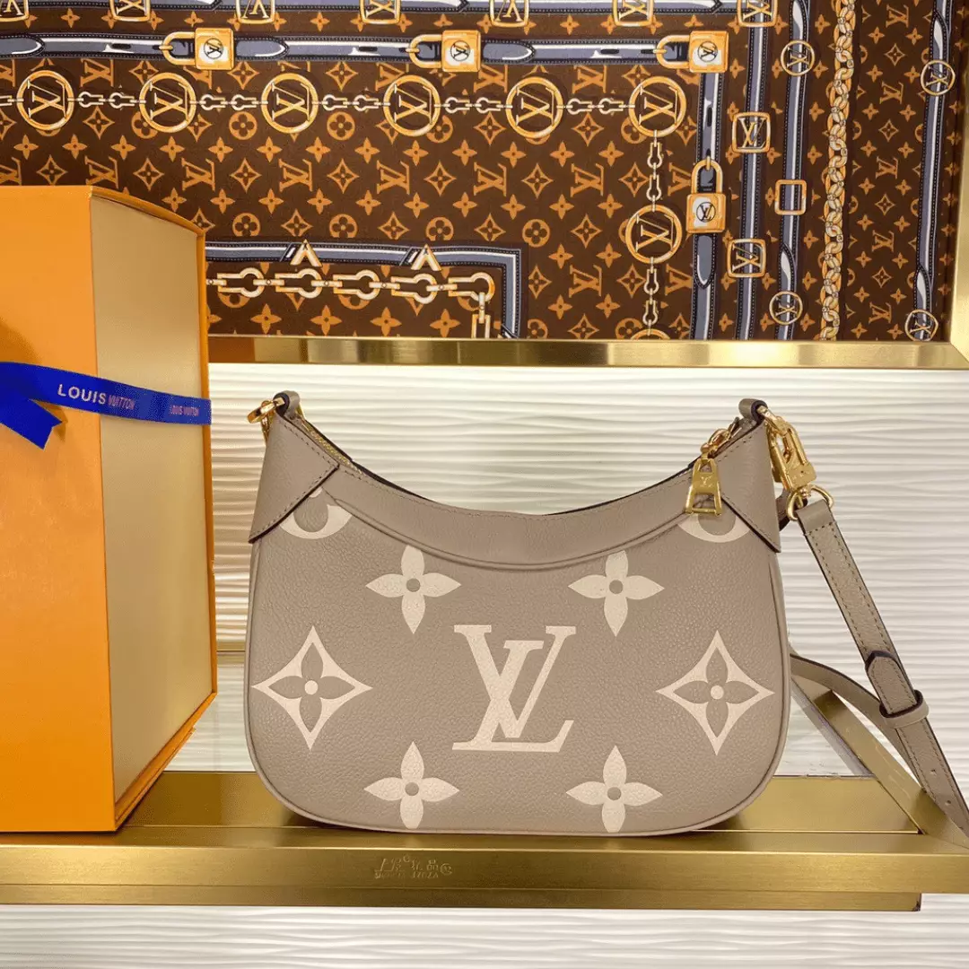 Louis Vuitton LV Bagatelle Monogram Like Auth Handbags 24x18cm