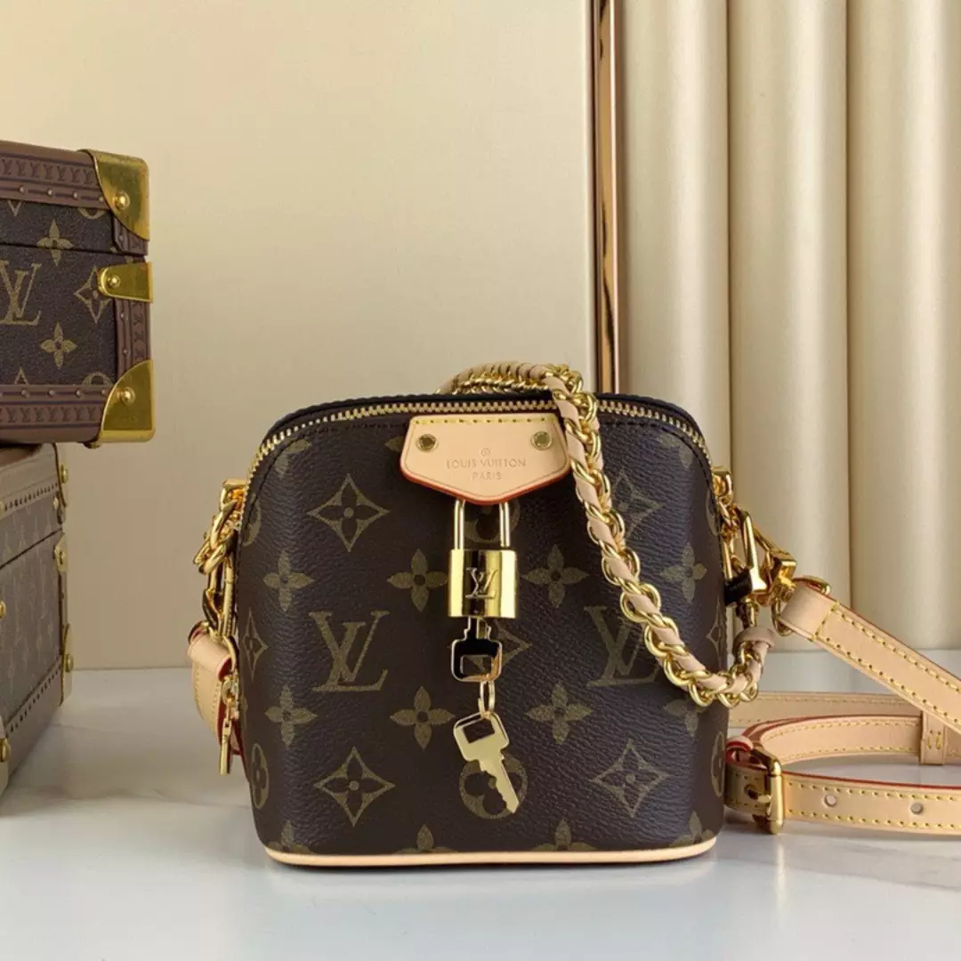 Louis Vuitton Monogram Pattern Super Premium Handbag 14x13x11cm