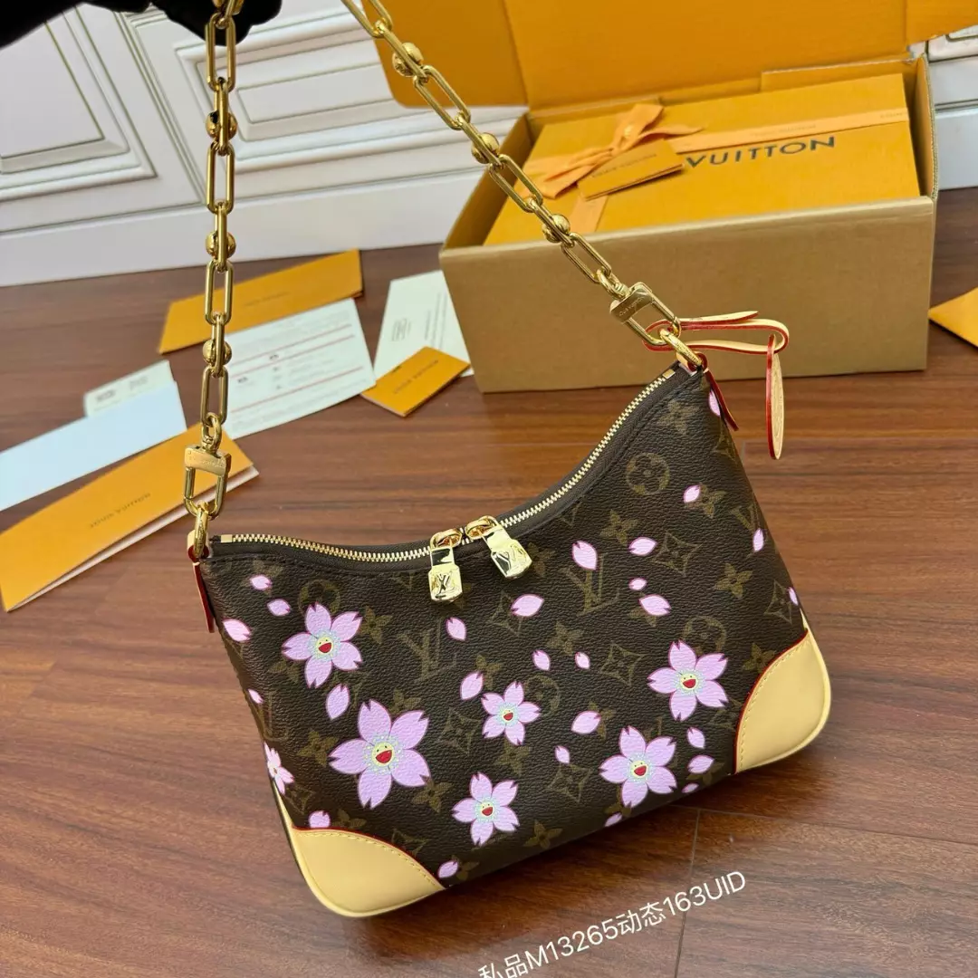 Louis Vuitton x Takashi Murakami Cherry Blossom Boulogne PM bag