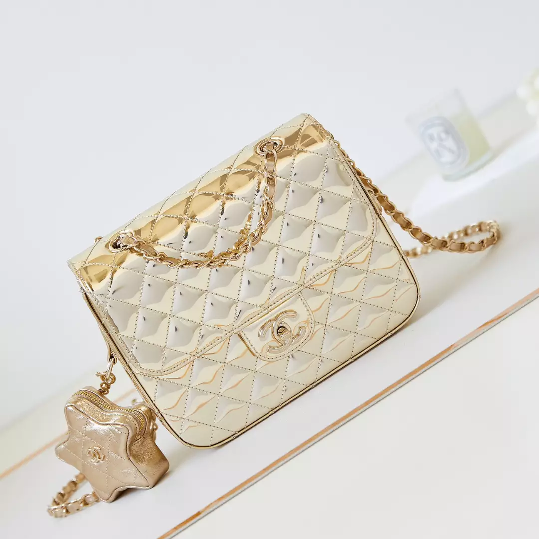 Chanel 24C gold mirror star Bag
