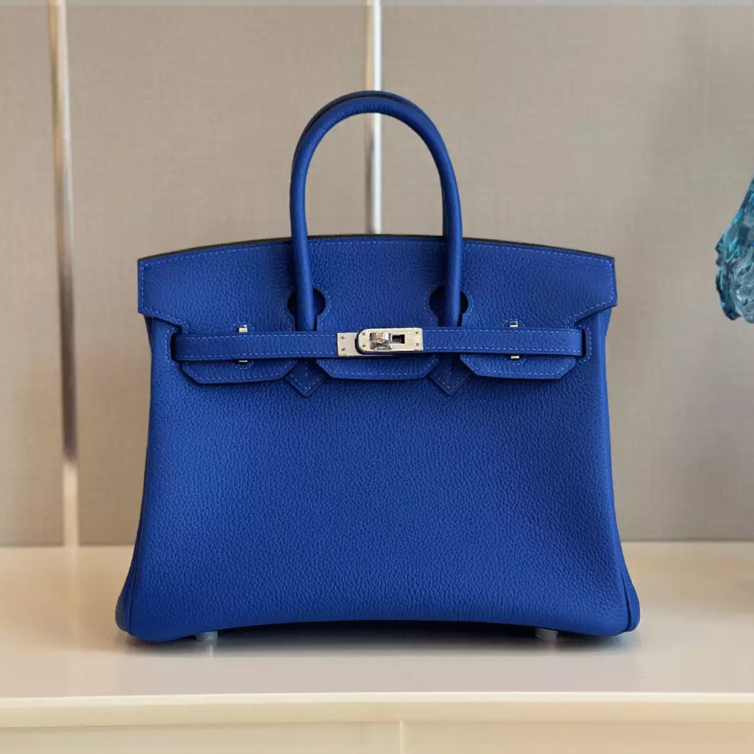 Hermes Birkin 30 Bleu Zelliege Epsom Palladium Hardware