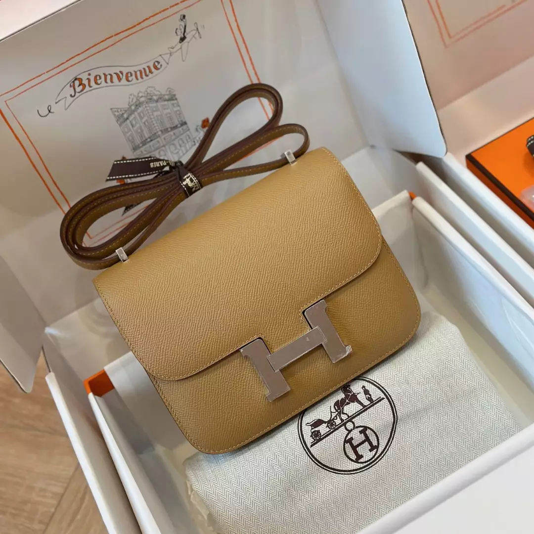 Hermes Constance 19 Brown Epson Leather Palladium Hardware