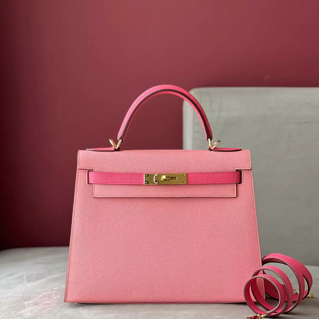 Hermes Kelly 28 Rose Pink/ Pink Gold Hardware