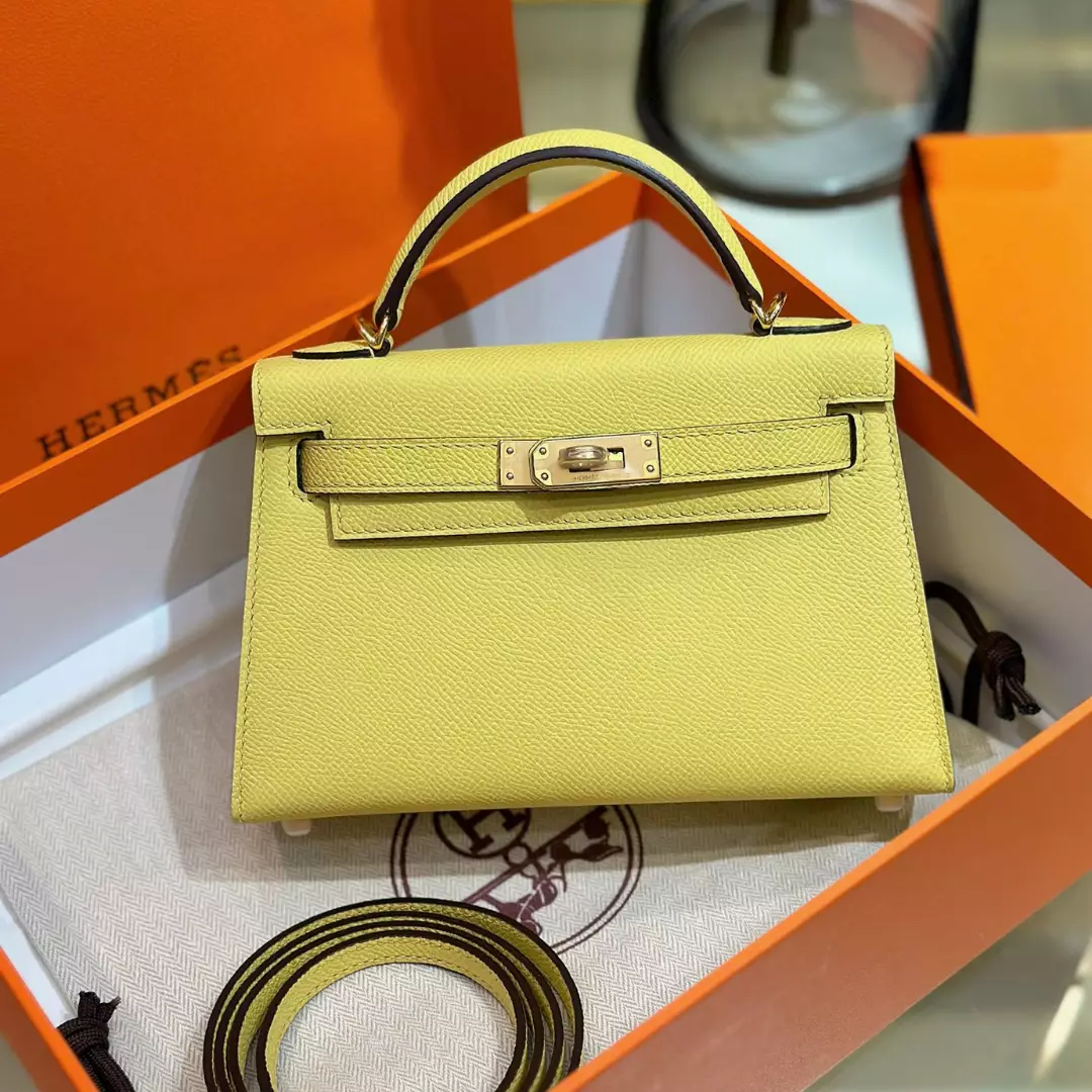 Hermes Mini Kelly 20 Yellow Gold Hardware