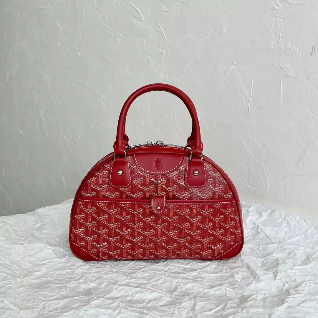 Goyard Saint Jeanne Bag Coated Canvas PM Red 9496843