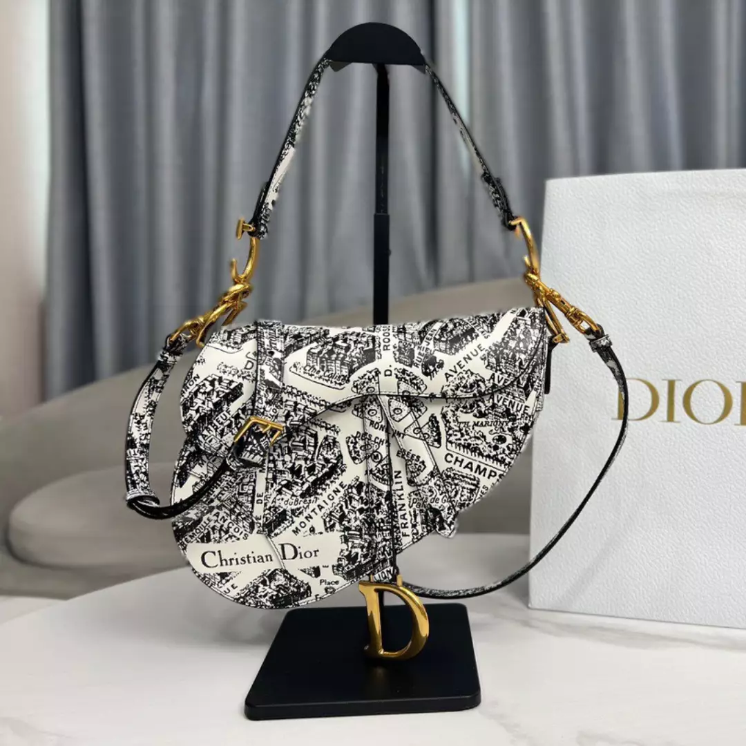 Dior 11 Handbags Saddle Bag Woman’s Lock Gold 25x20x6cm