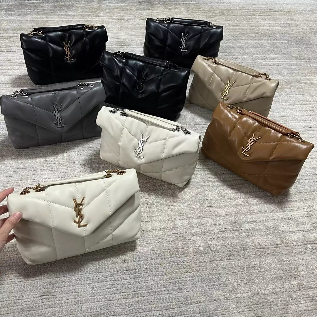 SAINT LAURENT LOULOU TOY PUFFER In Lambskin